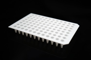 96-Well PCR-Platten, 0,1 ml, mit Halbflansch, weiß, 5x10 Stk/50 Stk